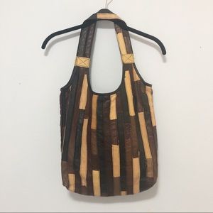 LEATHER HOBO BAG